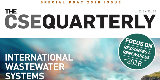 The CSE Quarterly – Special PDAC 2016 Issue