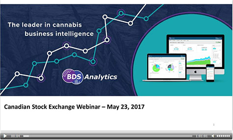 Cannabis industry webinar with Tom Adams - BDS Analytics