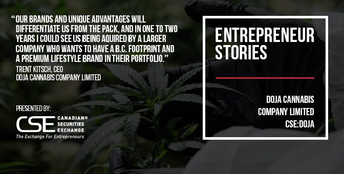 DOJA Cannabis building value quickly with artisanal quality, expert branding