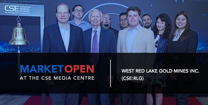 West Red Lake Gold Mines Opens the Market at the CSE Media Centre