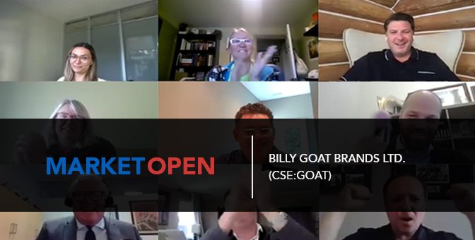Billy Goat Brands Ltd. (CSE:GOAT) Joins the CSE for a Virtual Market Open