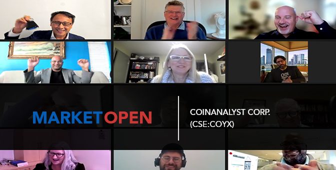 CoinAnalyst Corp. (CSE:COYX) Joins the CSE for a Virtual Market Open