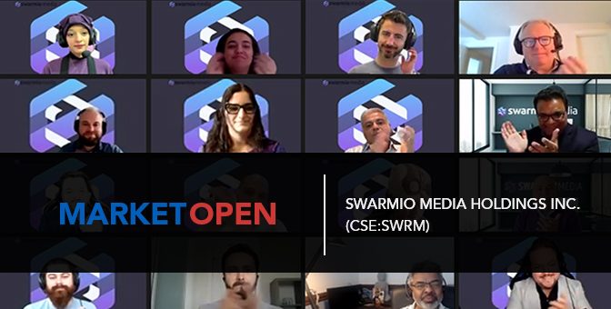 Swarmio Media Holdings Inc. (CSE:SWRM) Joins the CSE for a Virtual Market Open