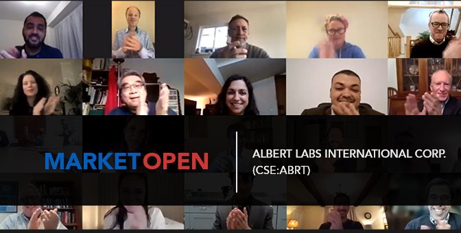 Albert Labs International Corp. (CSE:ABRT) Joins the CSE for a Virtual Market Open