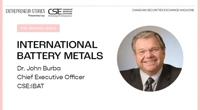 International Battery Metals: Technology to support clean, consistent lithium supply takes a big leap forward